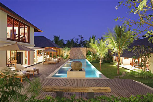 Bali Villa Sakti Composé de nuit