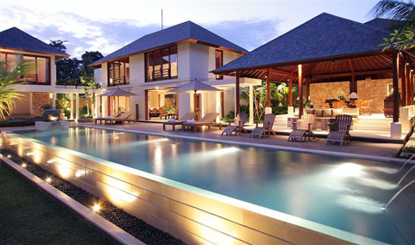 Bali Villa Sakti Villa de nuit