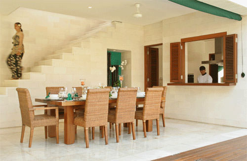 Bali Villa Shinta Dewi Dining area